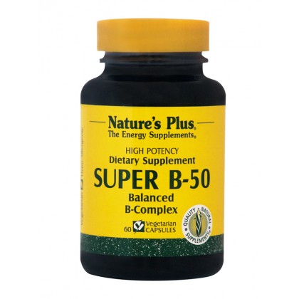 NATURE'S PLUS Vitamin Super B 50 60vcaps